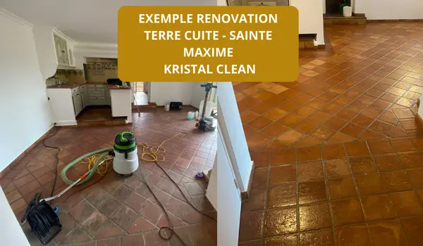 renovation de sol en terre cuite sainte maxime