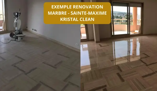 renovation sol marbre sainte maxime